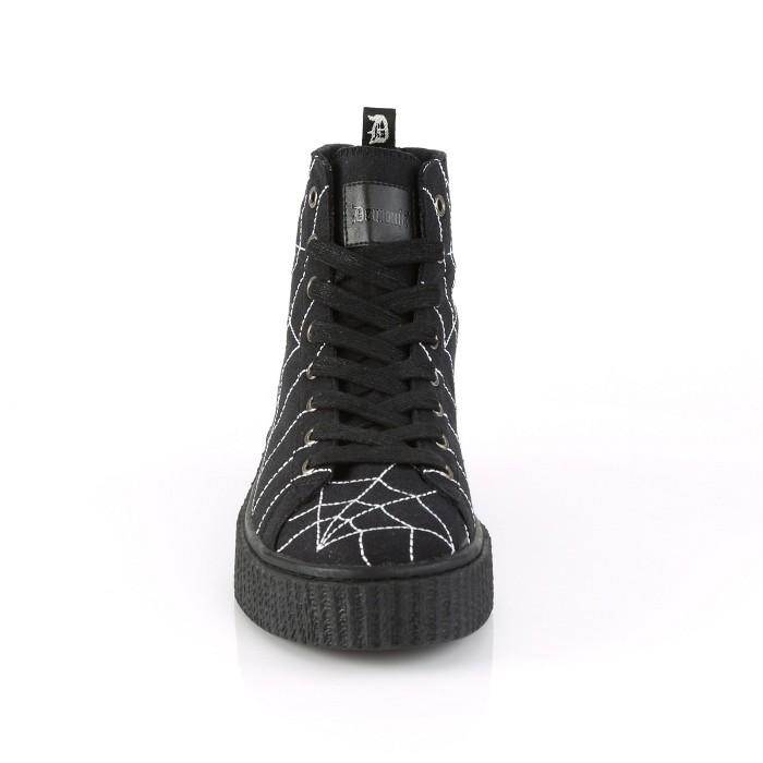 Pleaser demonia デモニア 厚底 スニーカー メンズ 黒 ブラック Pleaser demonia デモニア 厚底 スニーカー メンズ 黒 ブラック