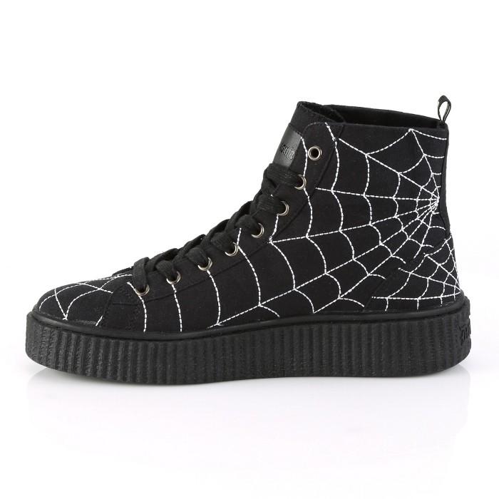 Pleaser demonia デモニア 厚底 スニーカー メンズ 黒 ブラック Pleaser demonia デモニア 厚底 スニーカー メンズ 黒 ブラック