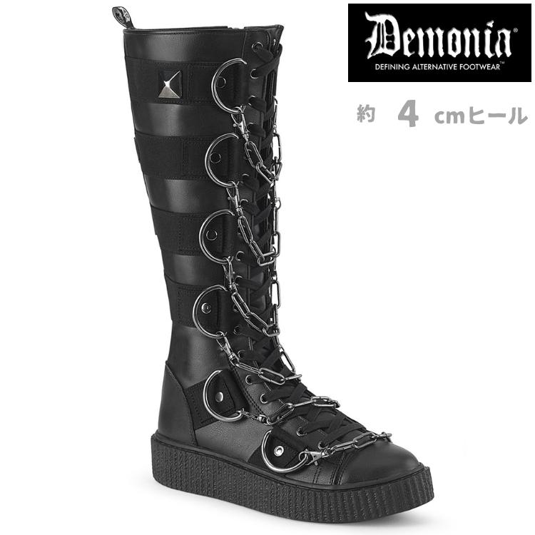 Pleaser（プリーザー） demonia デモニア 厚底 スニーカー 靴 ロング 