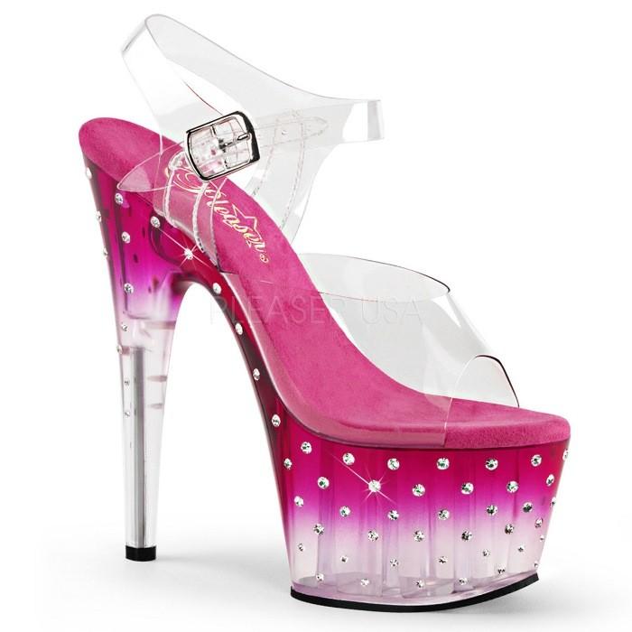 Pleaser（プリーザー） ヒール キャバ サンダル 厚底 18 cm ヒール