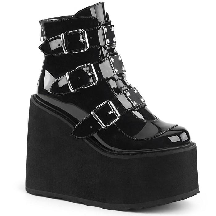 Pleaser demonia デモニア ショートブーツ 厚底 ウェッジソール 14 cm 