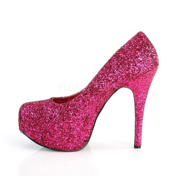 Pleaser プリーザー パンプス 厚底 ホットピンク グリッター ラメ ハイヒール 大きいサイズ 小さいサイズ レディース メンズ 14 cm ヒール 15センチ ヒール 取寄 | Pleaser | 02