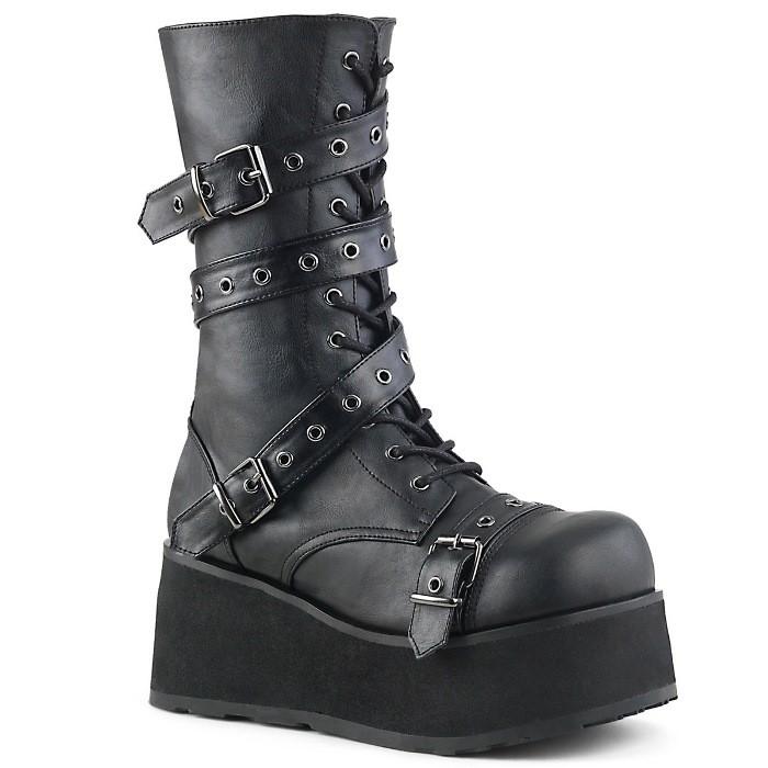 demonia ブーツ　厚底　バックル　24cm demonia ブーツ厚底バックル24cm