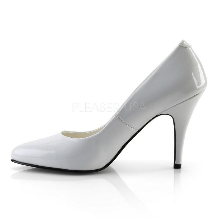 Pleaser プリーザー ハイヒール パンプス 10 cm ヒール 白 Pleaser プリーザー ハイヒール パンプス 10 cm ヒール 白