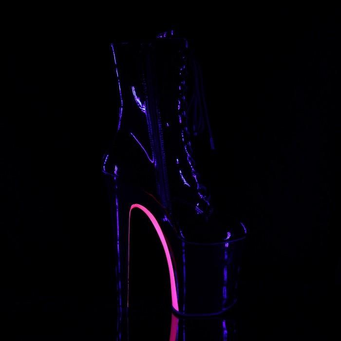 Pleaser ショートブーツ ポールダンス 8インチ サイズ6 ブラック Pleaser ショートブーツ ポールダンス 8インチ サイズ6 ブラック