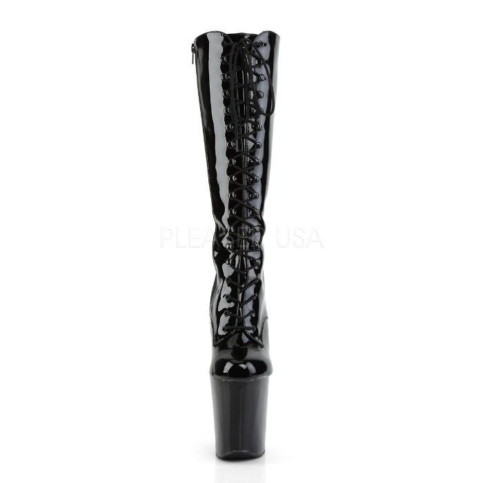 Pleaser 20cm ヒール 高め プリーザー 厚底 ロングブーツ レース