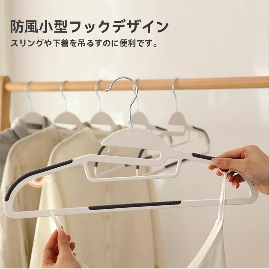 【未使用】ナカタハンガー　レディースシャツハンガー10本 ハンガー 多機能ハンガーかたくずれ防止 tシャツハンガー 10本