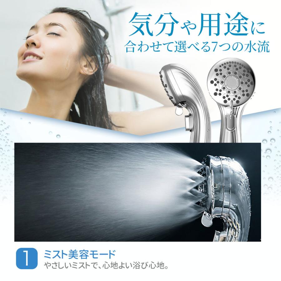 シャワーヘッド マイクロナノバブル 【肌奥まで入込む超微細泡・塩素