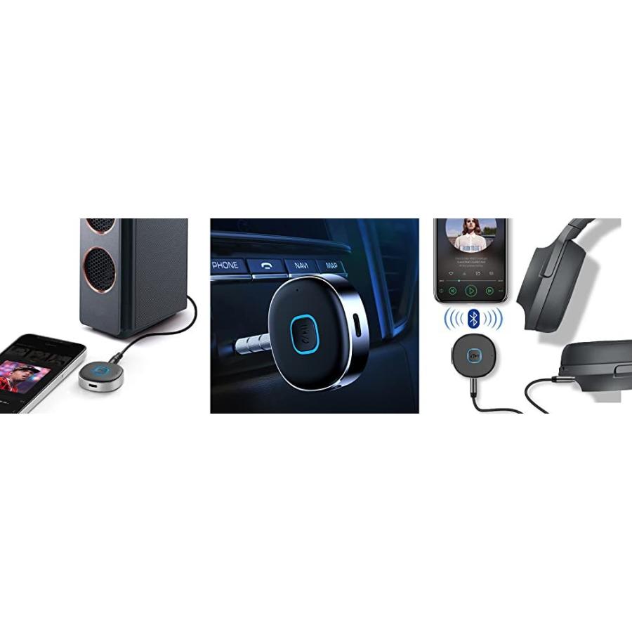 超小型bluetooth レシーバー 音楽再生 - ブルートゥース 受信機 | AUX