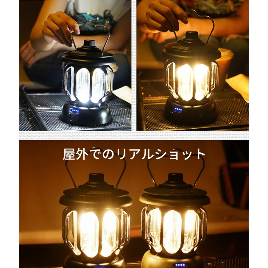 LED ランタン キャンプランタン キャンプライト USB 充電式 3段階調色 4段階調光 懐中電灯 高輝度 大光量 ledライト 作業灯 常夜灯 非常灯 明るい 携帯型 高輝度 テント LEDランタン 充電式 キャンプ ランタン【3段階調色/無段階調光/実用