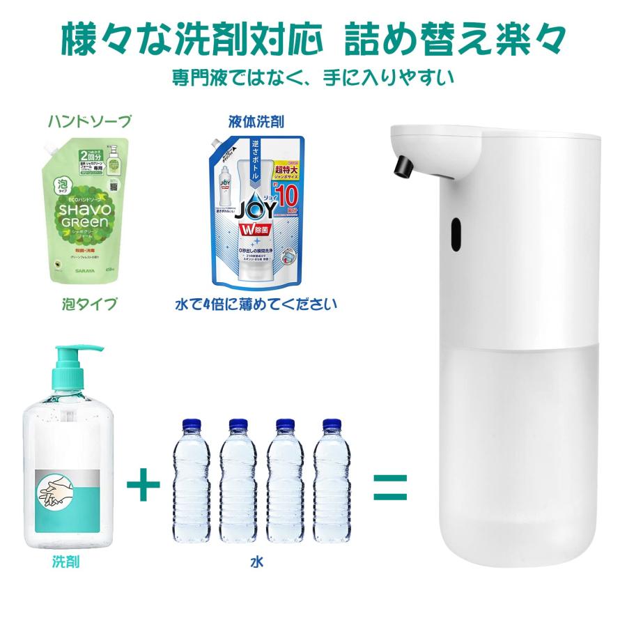 ソープディスペンサー 自動 泡 壁掛け オートディスペンサー