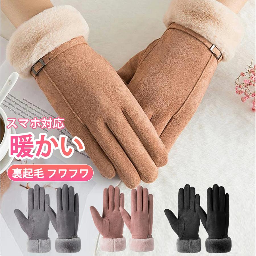 手袋 レディース 暖かい てぶくろ グローブ タッチパ対応 女性冬用手袋