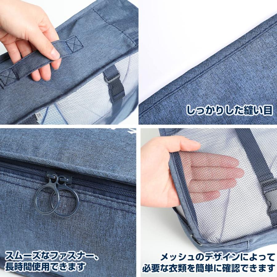 トラベルポーチ 8点セット カチオン性素材 アレンジケース 出張 旅行