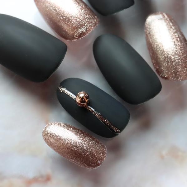 ジェルネイルチップ 付け爪 ショート ロング 和風 成人式 マット