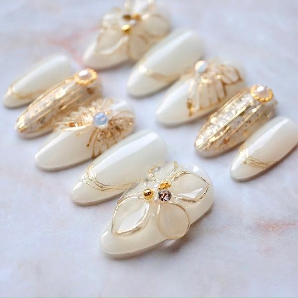 ジェルネイルチップ 付け爪 ショート ロング サイズオーダー