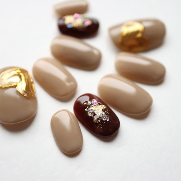 ジェルネイルチップ バレンタインシンプルハートシーリング サイズ