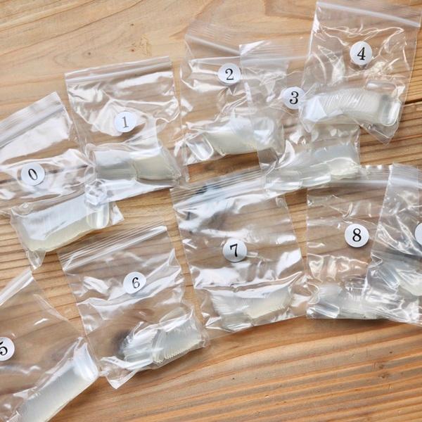 真碧ページ ネイルチップ AN39 600枚入り クリアチップ【ベリーショート】クリアネイル