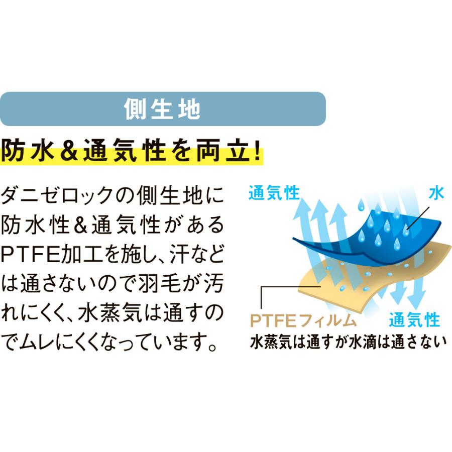 布団 ダニゼロックお得な羽毛布団完璧セット（布団＋カバー）ベッド用 シングル6点 816684｜dinos-kagu｜03