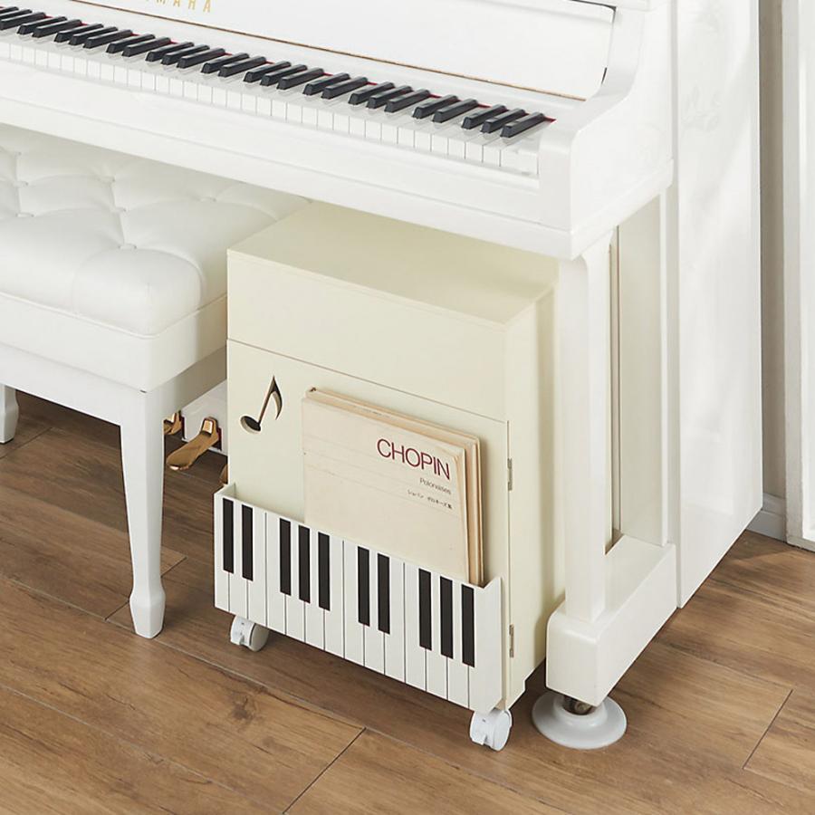 ヤマハ YAMAHA ピアノワゴン 楽譜収納 サイドチェスト