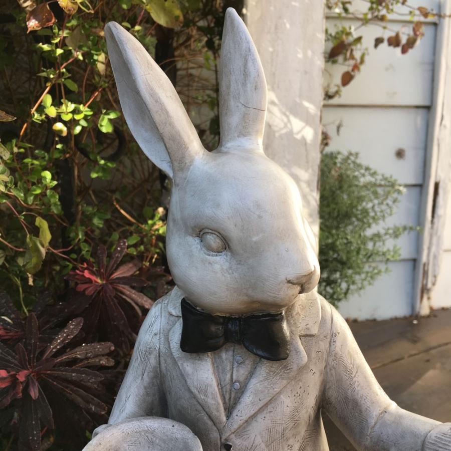 ディノス家具ショッピング店 Diy 工具 エクステリア ガーデニング用品 フラワー ガーデニンググッズ G うさぎのパーティーシリーズ うさぎのパーティーシリーズ ガーデニング用品 時計うさぎ ガーデニング