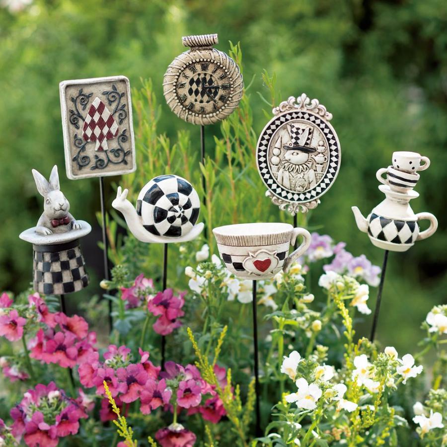 ガーデニング フラワー ガーデニング用品 エクステリア ガーデニンググッズ パーティーウサギのピックセット 7本セット G ディノス家具yahoo ショッピング店 通販 Yahoo ショッピング