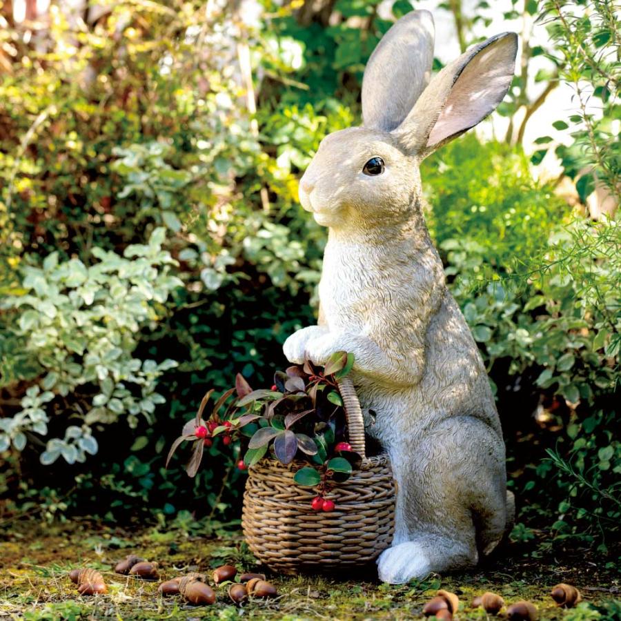 ガーデニング フラワー ガーデニング用品 エクステリア プランター 鉢 フラワースタンド 野うさぎのお迎えプランター G ディノス家具yahoo ショッピング店 通販 Yahoo ショッピング