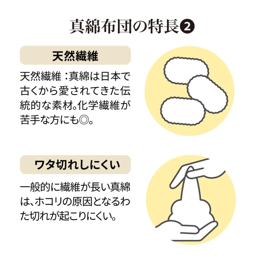 シルク真綿を和ざらしガーゼで包んだ麗しの肌掛け布団 シングルロング 肌掛け布団 ダウンケット 646601_5