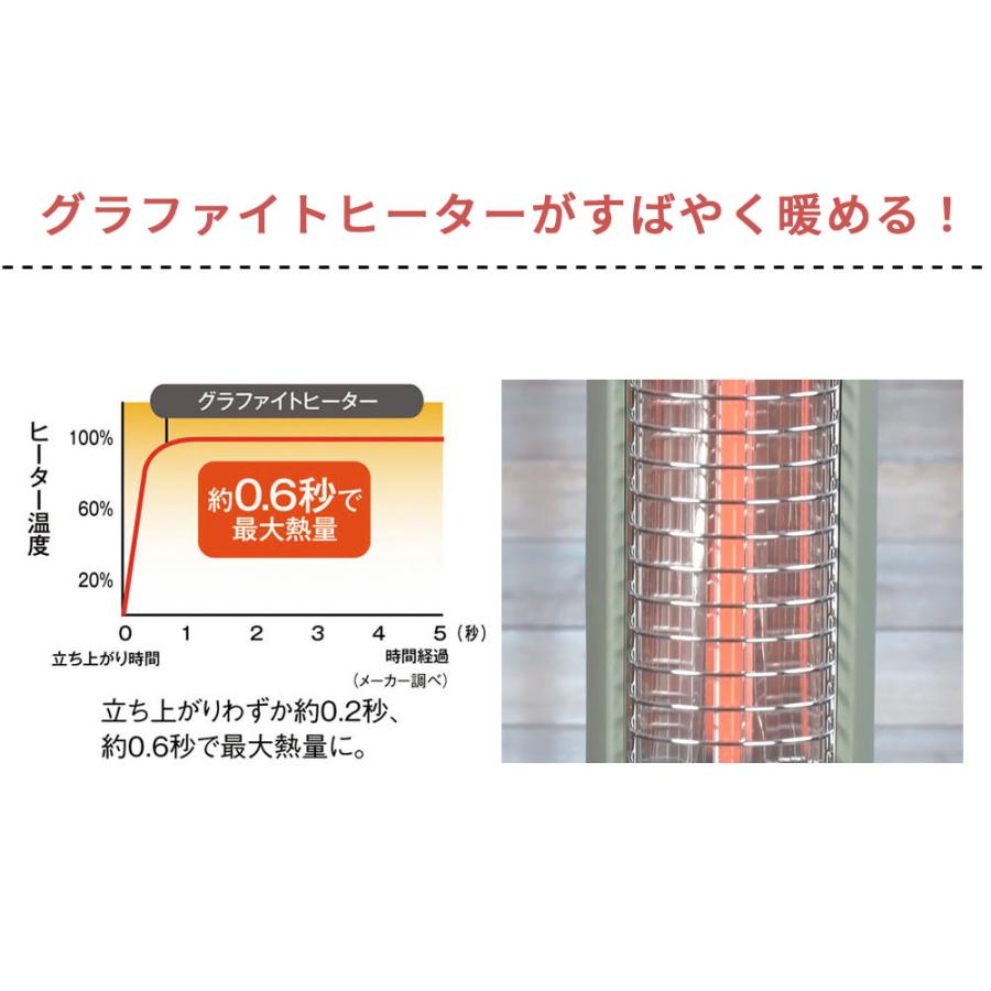 Aladdin/アラジン ポータブルグラファイトヒーター 季節家電 生活家電 暖房器具 ヒーター 611618 ディノス_4