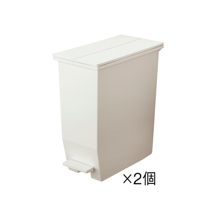 【35リットル×2個組】抗菌加工あり 棚下に置けるペダル式ダストボックス ダストボックス リビング 630555_3