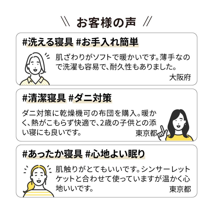 ≪シングル≫ 寒がりさんにもデリケートさんにも安心 シンサレート（TM）を使用した布団シリーズ 敷きパッド 敷きパッド ベッドパッド 625023_4