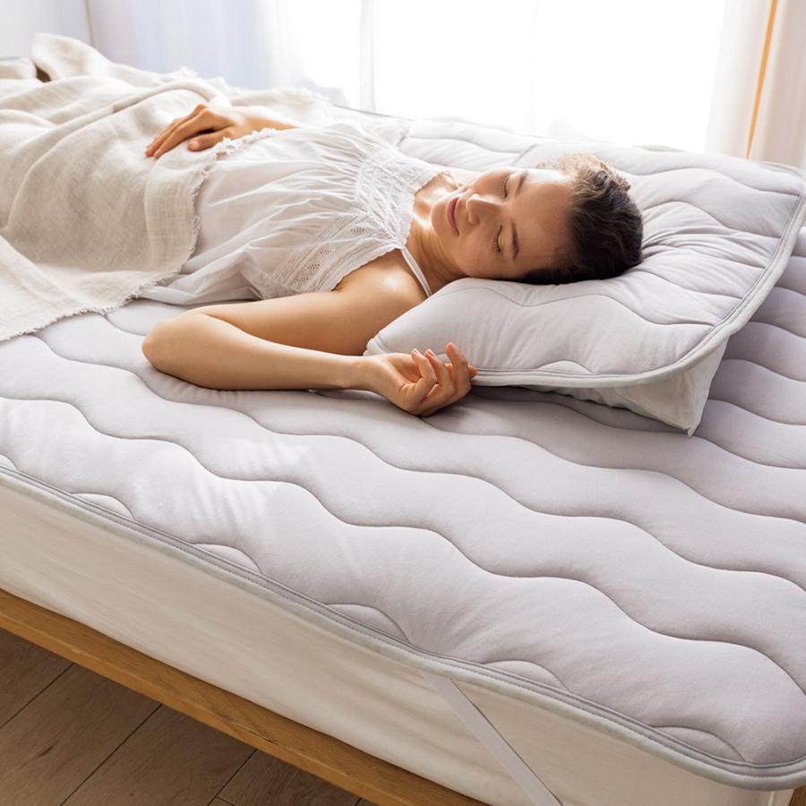 布団 毛布 ベッドパッド 敷きパッド テンセル 夏用 なめらかテンセルTM