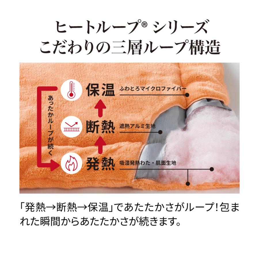 ≪クイーンセット≫ 【ディノス限定販売】ヒートループ（R）ハイパー お得な掛け＋敷きセット 623504_2