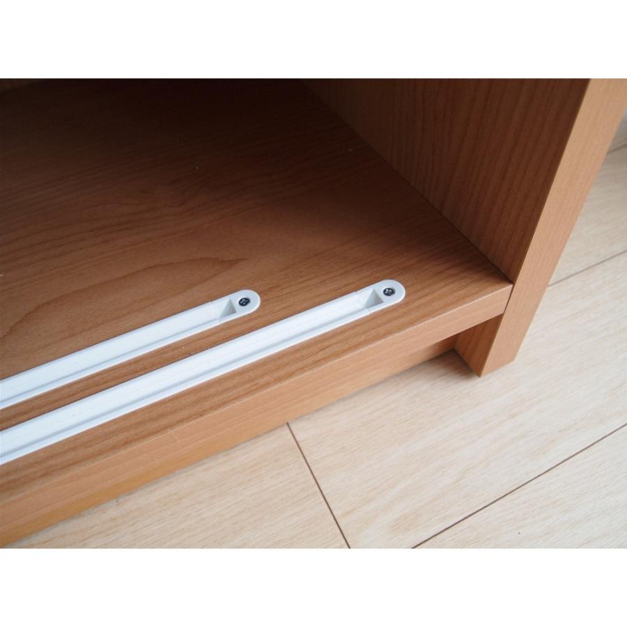 組立不要 アルダー引き戸頑丈本棚 幅120.5cm ハイタイプ 本棚 ラック シェルフ ウッドラック 木製シェルフ 643936 ディノス_14