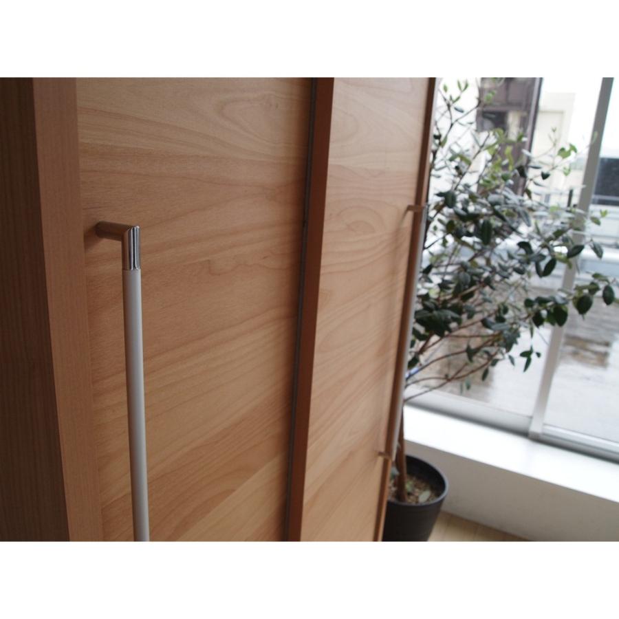 組立不要 アルダー引き戸頑丈本棚 幅120.5cm ハイタイプ 本棚 ラック シェルフ ウッドラック 木製シェルフ 643936 ディノス_16