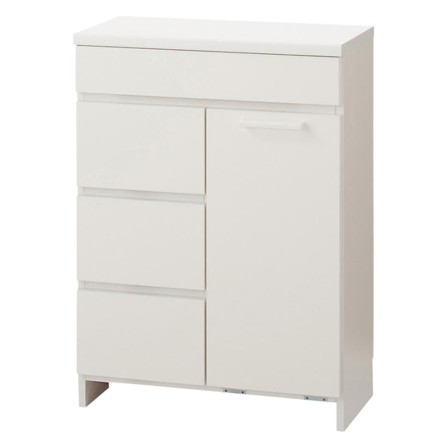 dinos（ディノス） 組立不要 隠せる脱衣カゴ付きサニタリーチェスト