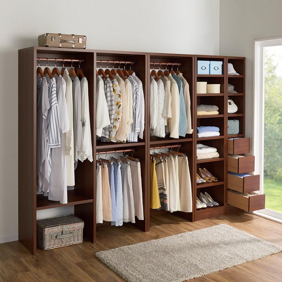 家具 収納 衣類収納 ワードローブ クローゼット ウォークインオープンワードローブ ラックタイプ 幅30cm ディノス家具yahoo ショッピング店 通販 Yahoo ショッピング
