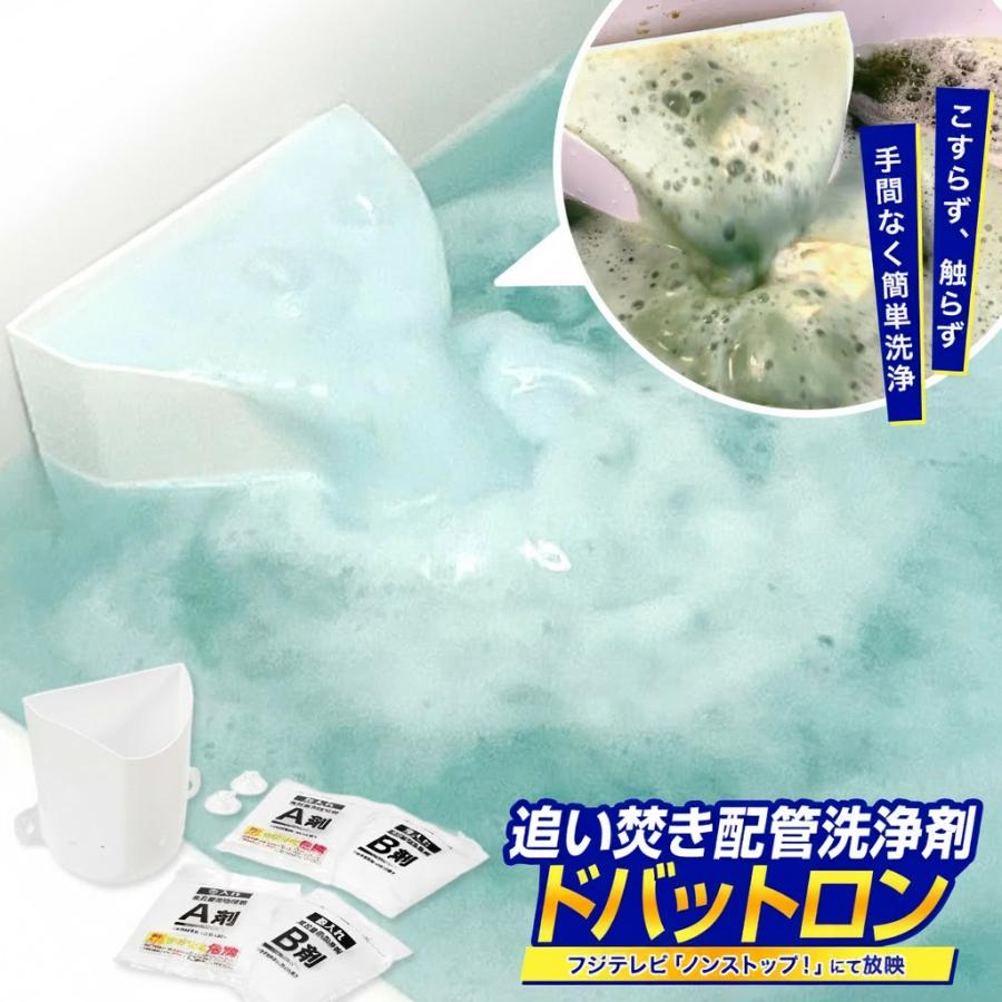 大掃除 掃除 お風呂 追い焚き 配管 洗浄剤 浴槽 風呂釜 クリーナー カビ 雑菌 湯ドロ 湯アカ 追い焚き配管洗浄剤 ドバットロン by ナイアガラーン 622801（Yahoo!・ディノス家具Yahoo!ショッピング店）