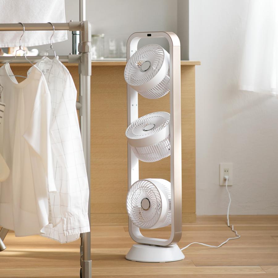 電化製品 キッチン 3連 家電 扇風機 扇風機 サーキュレーター 家電 マルチファン 3連 サーキュレーター 自動首振り機能付き