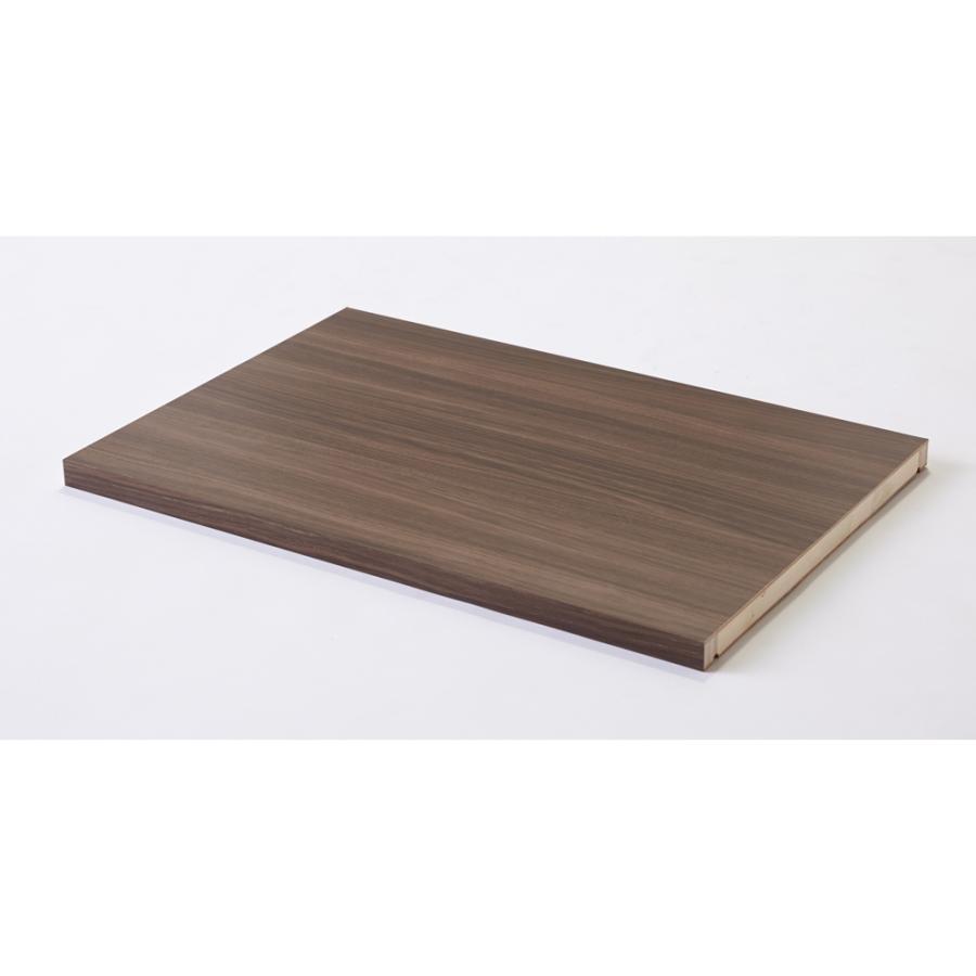 家具 収納 衣類収納 ワードローブ クローゼット 本体幅160.5左用 棚板幅83.5cm(Milath/ミラススライドワードローブ専用オプション棚板) H28829|dinos-kagu|02