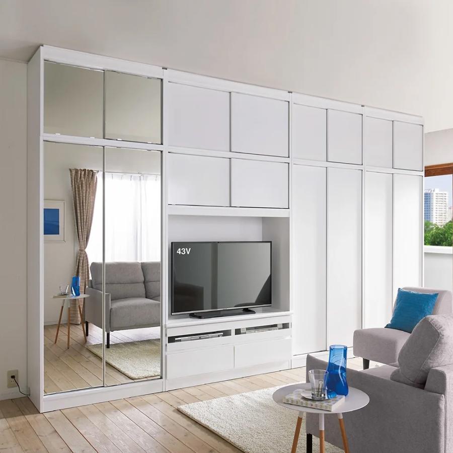 家具 収納 リビング収納 テレビ台 テレビボード 狭い場所でも収納たっぷり引き戸壁面収納シリーズ テレビ台 幅1 5cm 6812 ディノス家具yahoo ショッピング店 通販 Yahoo ショッピング