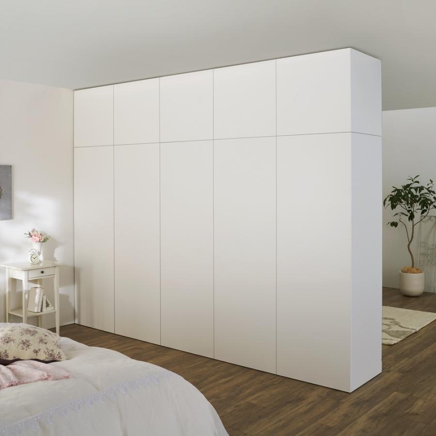 dinos（ディノス） 壁面間仕切りミラーワードローブ タワーチェスト 幅