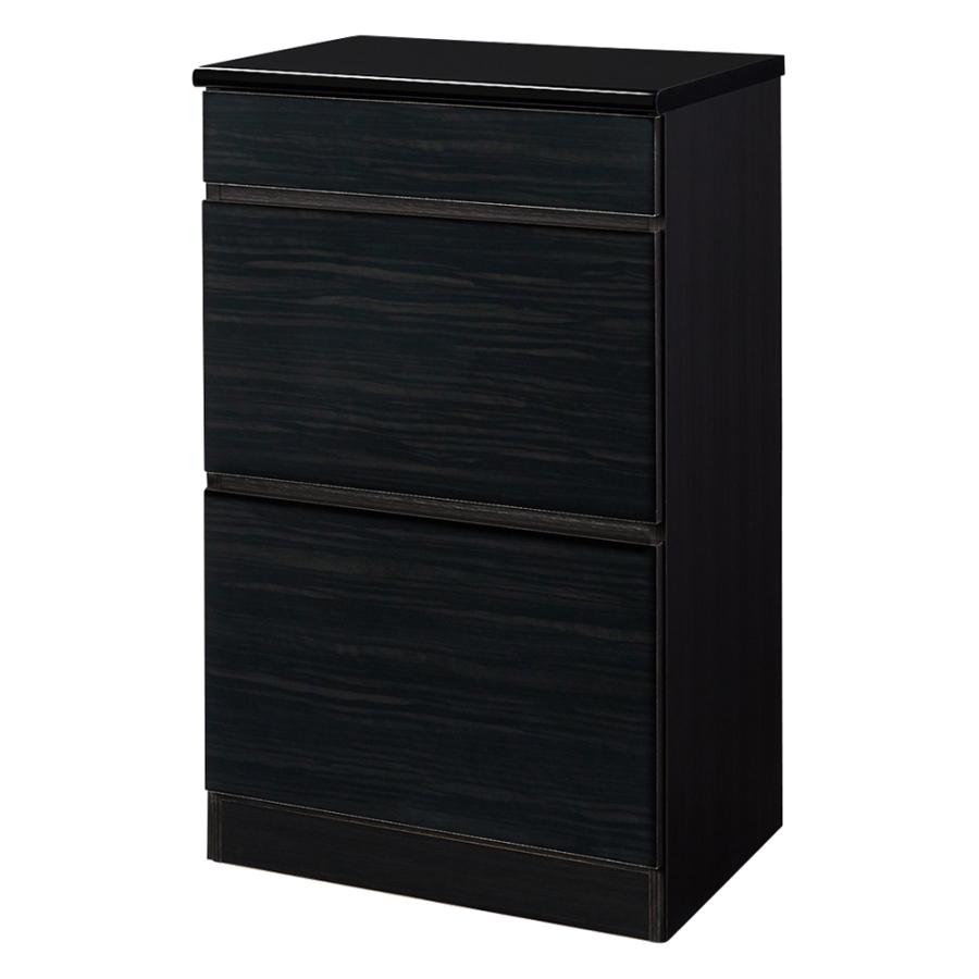 ≪幅150cm奥行46cm高さ95cm≫ 光沢木目キッチンカウンター キッチン収納 キッチンカウンター 641630の画像