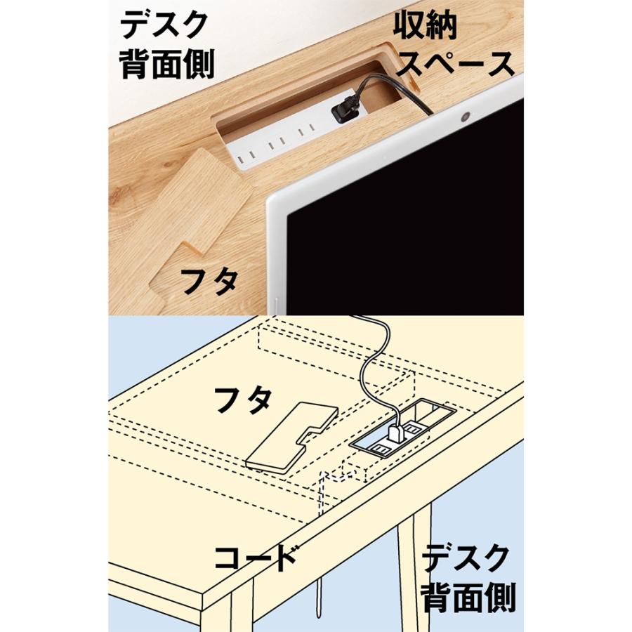 北欧カントリー風 ウッドデスクシリーズ デスク 幅180奥行70cm 机 オフィス 事務 書斎机 643434