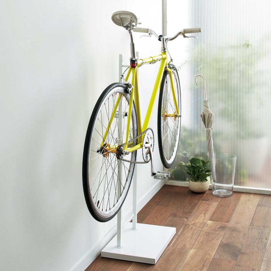 旅行用品 ホビー ペット ホビー雑貨 家具 収納 玄関収納 屋外収納 自転車スタンド ガレージ 室内で使える ディスプレイサイクルスタンド 1台掛け 647332|dinos-kagu|03