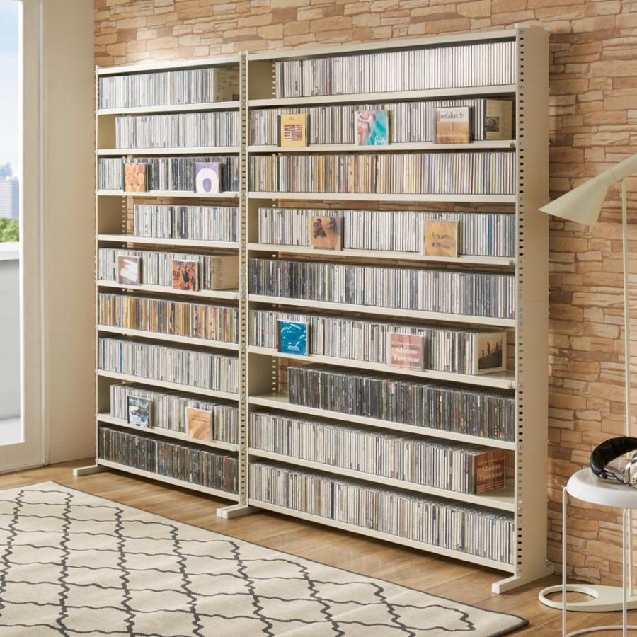家具 収納 本棚 ラック シェルフ メタルラック スチールラック たっぷり収納 スチールラック スタンド式 Cd用 幅1cm ディノス家具yahoo ショッピング店 通販 Yahoo ショッピング