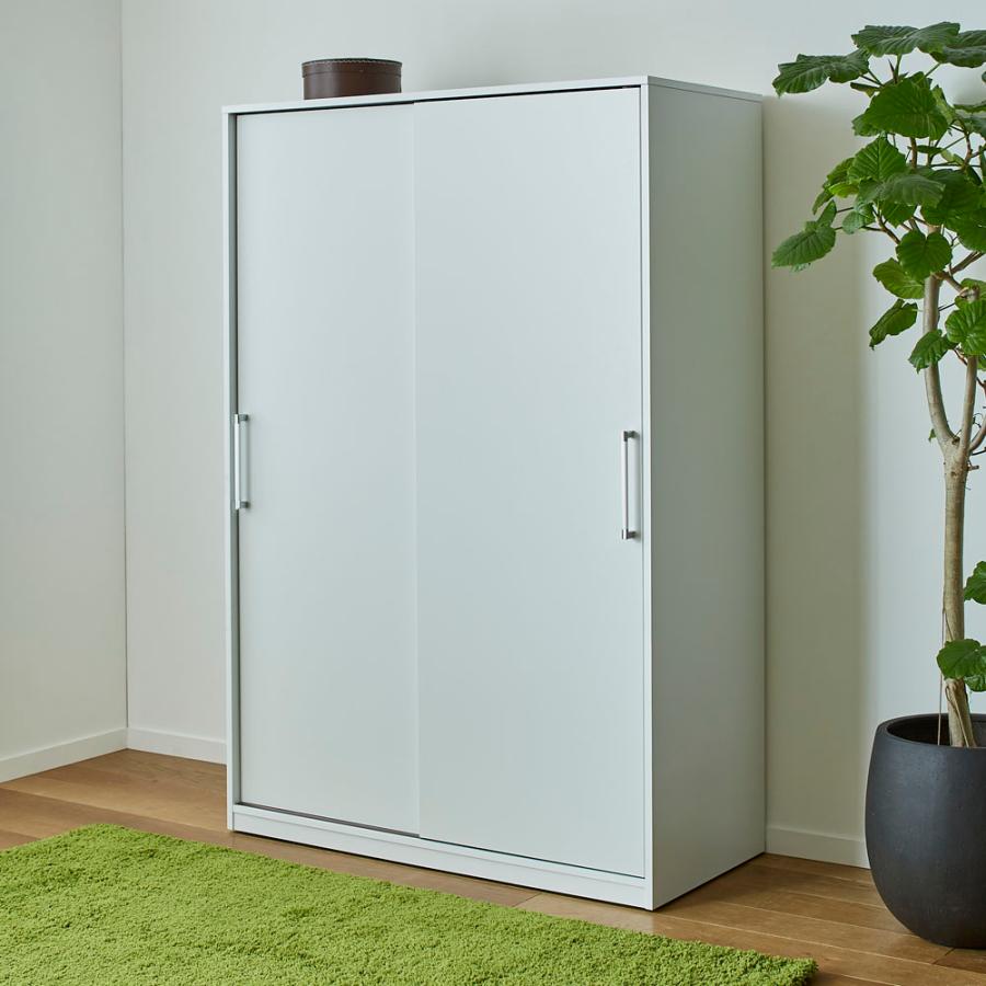 dinos 隠しキャスター付き間仕切りワードローブ 幅120cm