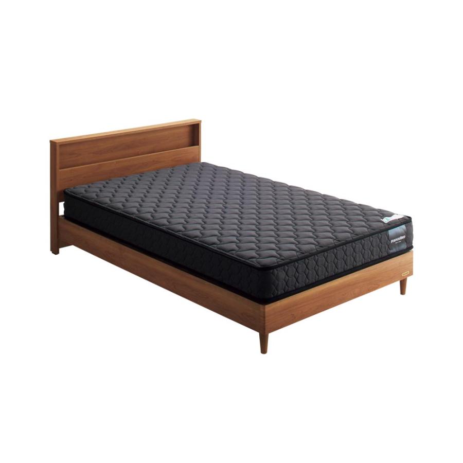 ≪セミダブル≫France Bed/フランス ベッド LED照明マットレス付ベッド ベッド 木製ベッド H95223_4