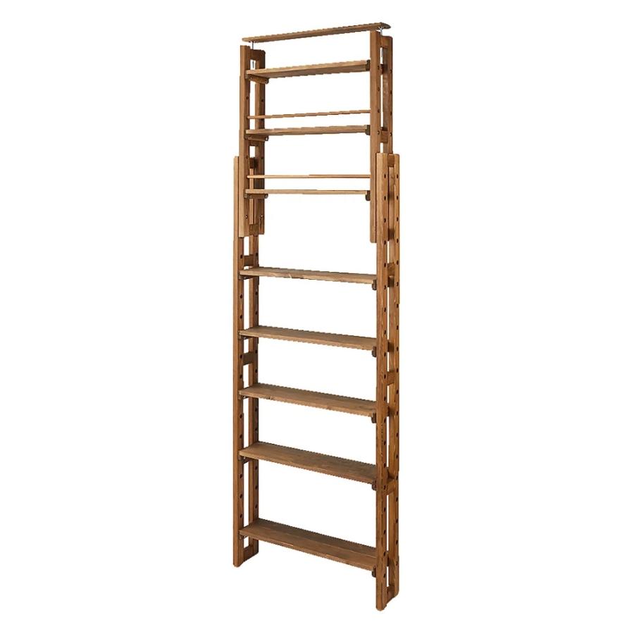 dinos（ディノス） 日本製東濃檜 国産頑丈突っ張りシェルフ 幅75cm奥行