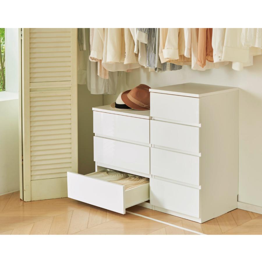 チープ 家具 収納 衣類収納 押入収納 クローゼット収納 4段 幅45cm 前板と本体の色が選べるカラーオーダーチェスト 6722 Babylonrooftop Com Au