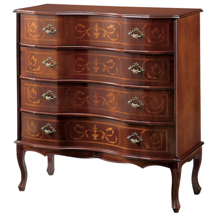 大幅最終値下げ‼︎イタリア製半円形猫脚4段チェスト 大幅最終値下げ